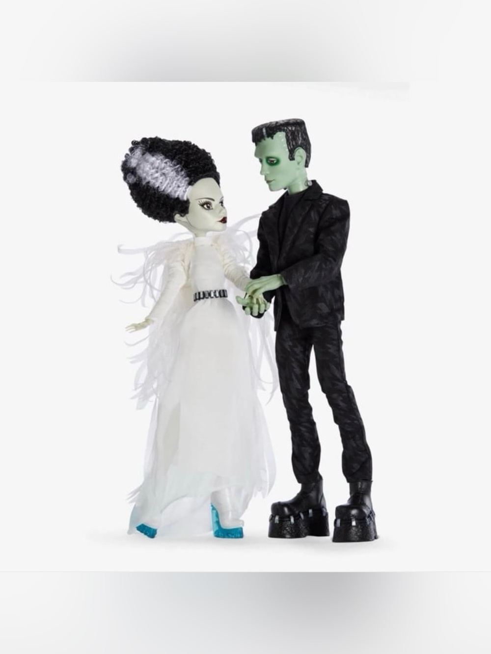 Frankenstein & Bride of Frankenstein Monster High Skullector Doll Set